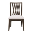 Asher Park Wood Back Side Chair in Piano Brown Wood by Pulaski Furniture