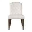 Asher Park Upholstered Side Chair in White Fabric by Pulaski Furniture