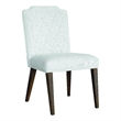 Asher Park Upholstered Side Chair in White Fabric by Pulaski Furniture