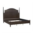 Asher Park Queen Poster Poster Bed in Piano Brown Wood by Pulaski Furniture