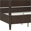 Asher Park Queen Poster Poster Bed in Piano Brown Wood by Pulaski Furniture