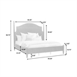 Asher Park Queen Poster Poster Bed in Piano Brown Wood by Pulaski Furniture