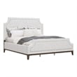 Asher Park King Upholstered Bed in White Fabric by Pulaski Furniture