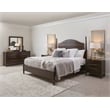 Asher Park King Poster Bed in Piano Brown Wood by Pulaski Furniture