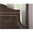 Asher Park California King Poster Bed in Piano Brown Wood by Pulaski Furniture