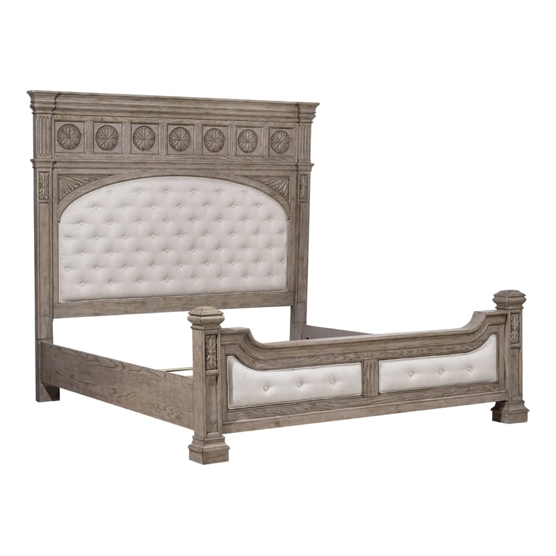 Pulaski Kingsbury  Queen Panel Bed in French Gray