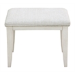 Pulaski Camila Vanity Stool in Creamy White