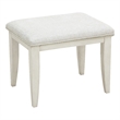 Pulaski Camila Vanity Stool in Creamy White