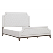 Pulaski Asher Park Queen Upholstered Bed in Piano Brown