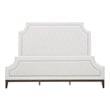 Pulaski Asher Park King Upholstered Bed in Piano Brown