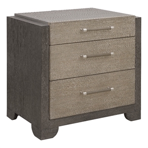 Pulaski Anderson Park Moose Trail And Frontier 3 Drawer Nightstand in Brown