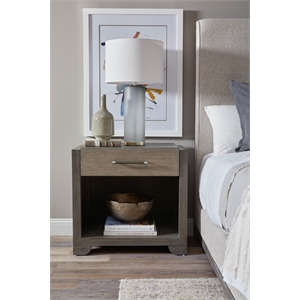 Pulaski Anderson Park Moose Trail And Frontier Open Nightstand in Brown