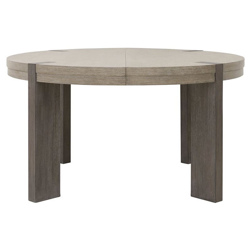 Pulaski Anderson Park Moose Trail And Frontier Round Dining Table in Brown