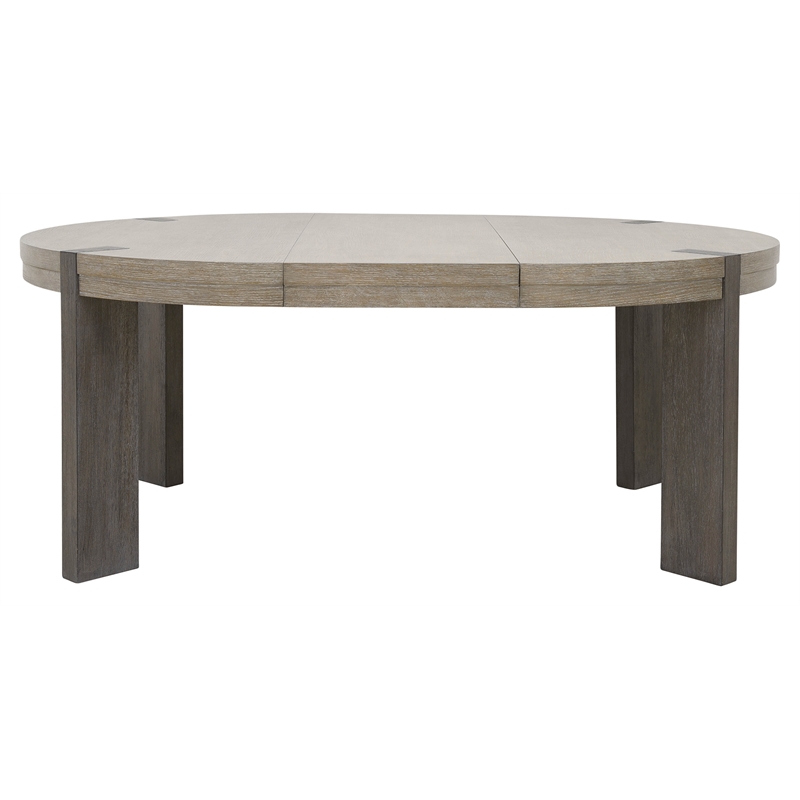 Pulaski Anderson Park Moose Trail And Frontier Round Dining Table in Brown