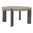 Pulaski Anderson Park Moose Trail And Frontier Round Dining Table in Brown