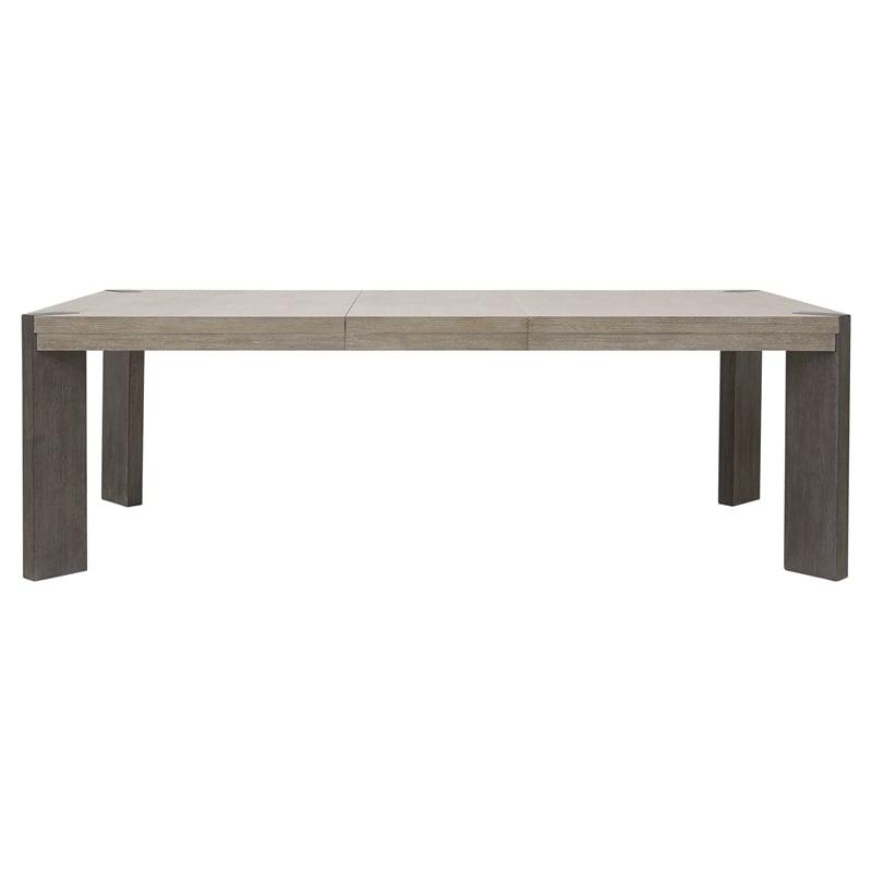 Pulaski Anderson Park Moose Trail And Frontier Leg Dining Table in Brown