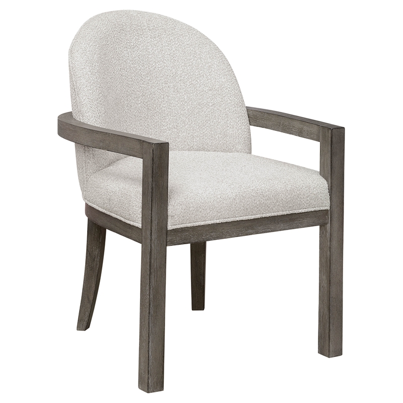 Pulaski Anderson Park Moose Trail And Frontier Upholstered Host Chair in Brown