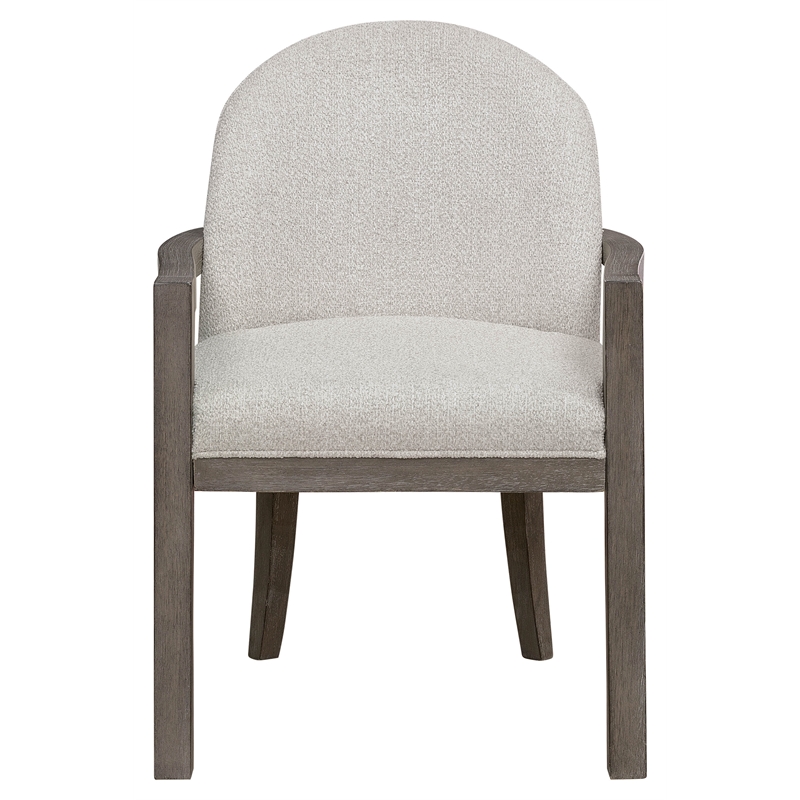 Pulaski Anderson Park Moose Trail And Frontier Upholstered Host Chair in Brown