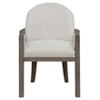Pulaski Anderson Park Moose Trail And Frontier Upholstered Host Chair in Brown