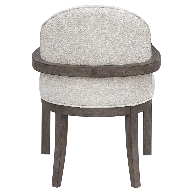 Pulaski Anderson Park Moose Trail And Frontier Upholstered Host Chair in Brown