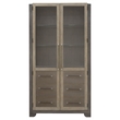 Pulaski Anderson Park Moose Trail And Frontier China Cabinet in Brown