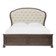 Pulaski Saddle Creek Timber Queen Upholstered Bed in Brown
