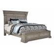 Pulaski Madison Ridge Queen Panel Bed With Blanket Chest Footboard in Taupe