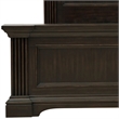 Pulaski Caldwell California King Panel Bed in Deep Brown