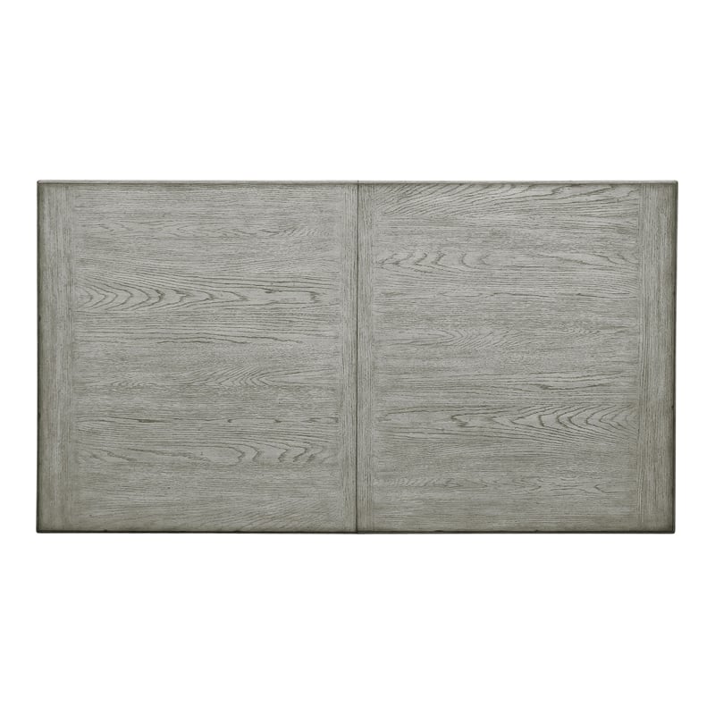 Pulaski Madison Ridge Farmhouse Leg Dining Table in Buff Grey