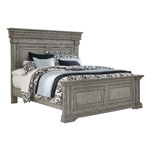 Pulaski Madison Ridge Queen Panel Bed in Heritage Taupe