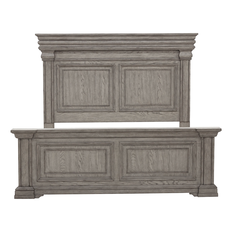 Pulaski Madison Ridge King Panel Bed in Heritage Taupe