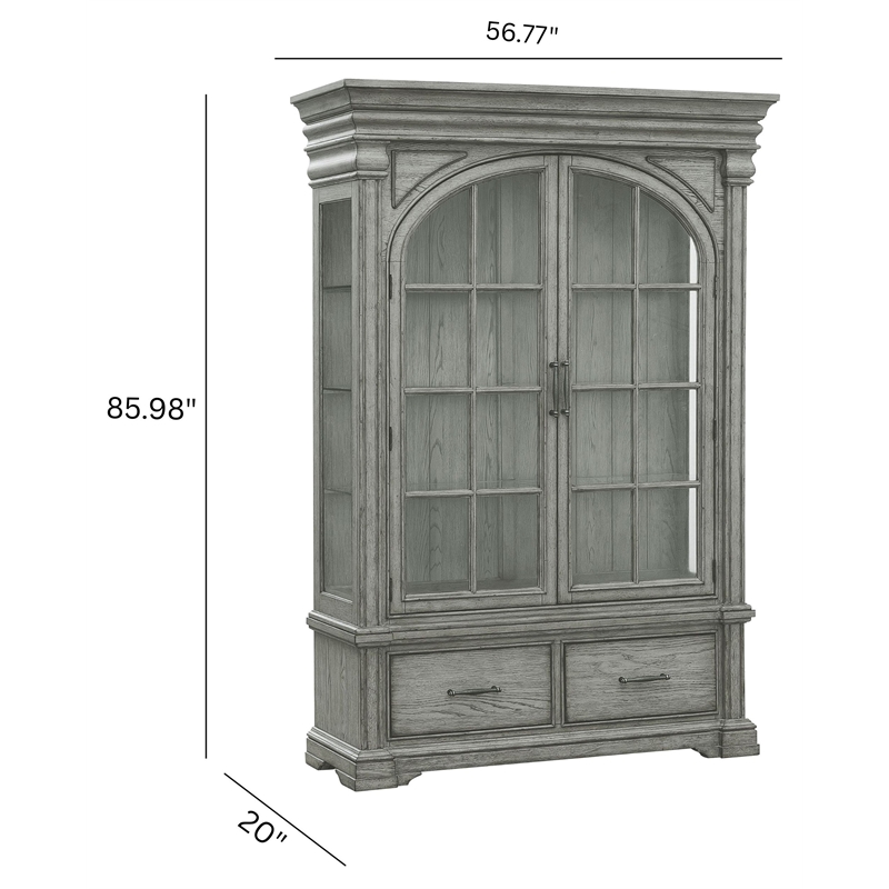 Pulaski Madison Ridge China in Buff Grey
