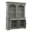 Pulaski Madison Ridge Server With Hutch in Buff Grey