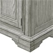 Pulaski Madison Ridge Server With Hutch in Buff Grey