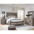 Pulaski Kingsbury Queen Panel Bed in French Gray