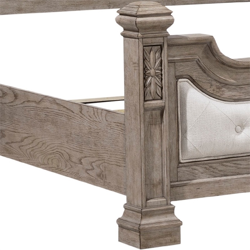 Pulaski Kingsbury California King Panel Bed in French Gray