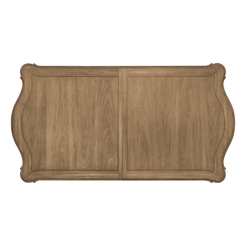 Pulaski Weston Hills Leg Dining Table in Flax Seed