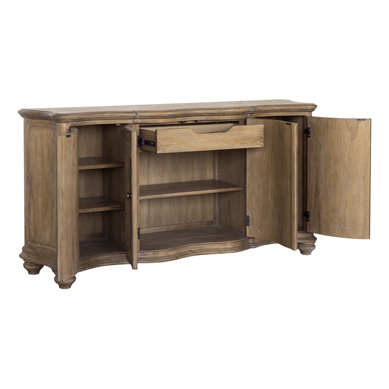 Pulaski Weston Hills 4 Door Buffet in Flax Seed