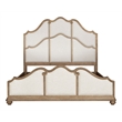 Pulaski Weston Hills Queen Upholstered Bed in Flax Seed