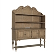 Pulaski Weston Hills Sideboard And Hutch in Flax Seed