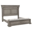 Pulaski Madison Ridge Cal King Panel Bed With Blanket Chest Footboard in Taupe