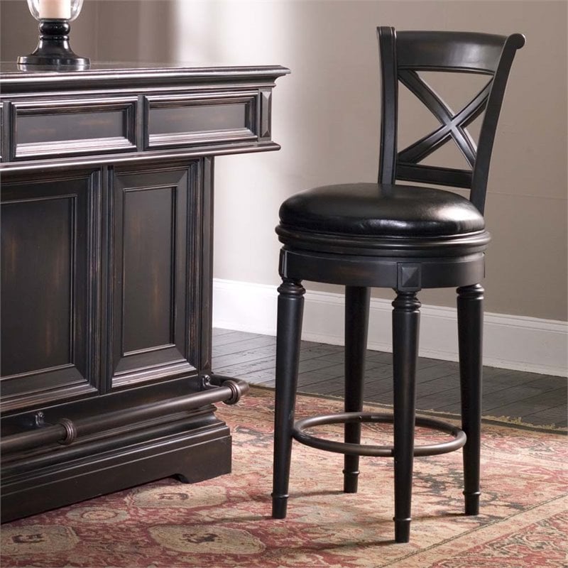 Pulaski Brookfield Bar Stool in Ebony Finish   993501