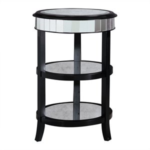 Pulaski Accents Round Table in Midnight Black