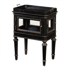 Pulaski Accents Side Table in Black