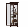 Harwood Curio Display Cabinet in Cherry Brown Finish by Pulaski Furniture