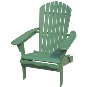 w unlimited oceanic wooden patio adirondack chair