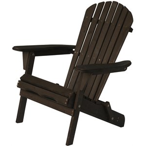w unlimited oceanic wooden patio adirondack chair