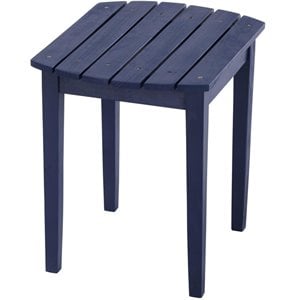 w unlimited oceanic solid wood patio side table