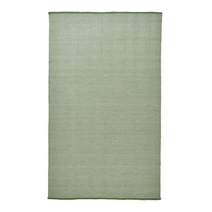 feizy coastal layers 5' x 8' outdoor chevrons fabric area rug in grass green