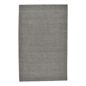 feizy wardon 5' x 8' indoor-outdoor solid fabric area rug in wolf gray